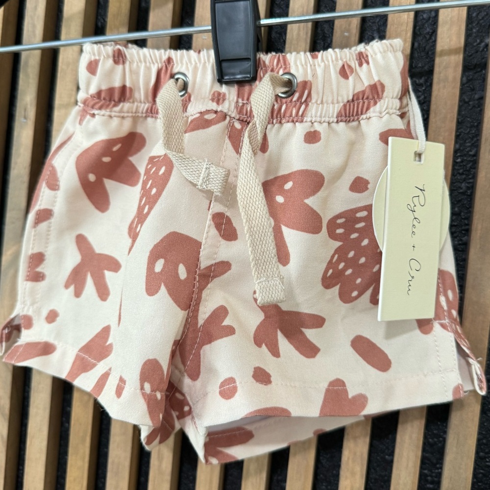 Rylee + Cru 3-6m NWT swim shorts sea life